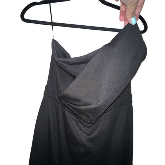 Fashion Nova Black One Shoulder Dress - Picture 4 of 7